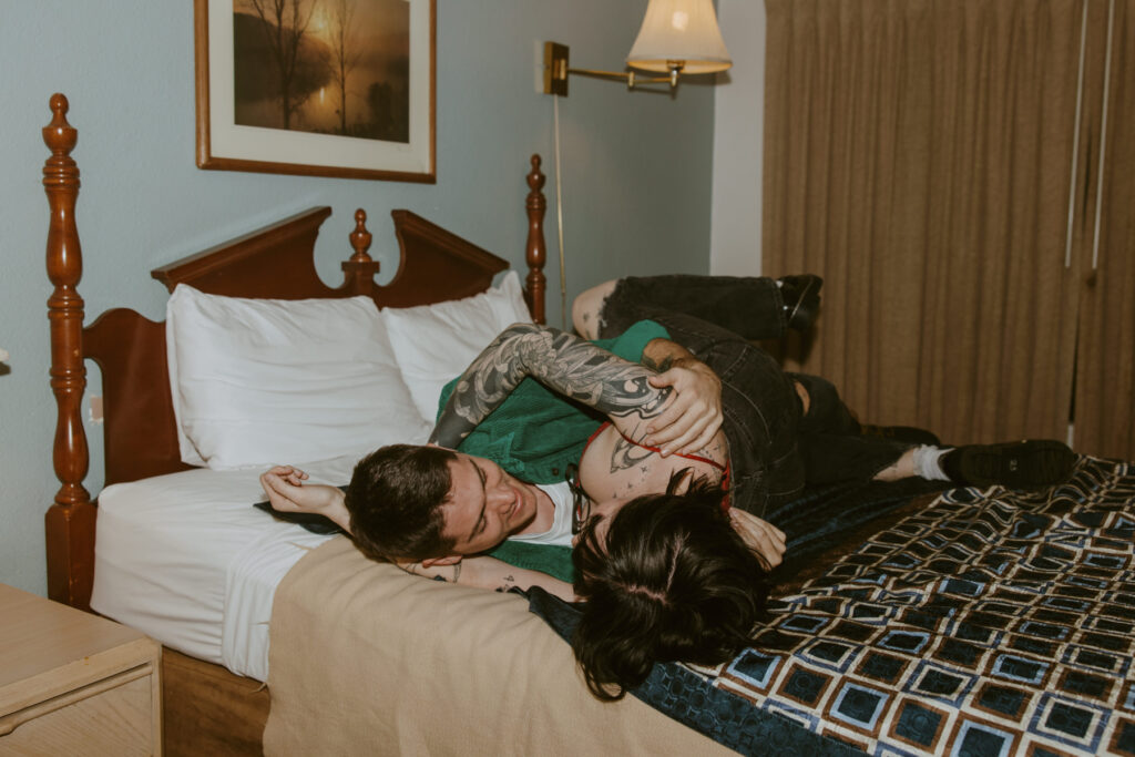 Caitlyn and Kolby | St. George, Utah Vintage Motel Couples Photoshoot | Southern Utah Wedding and Elopement Photographer, Emily Dawn Photo