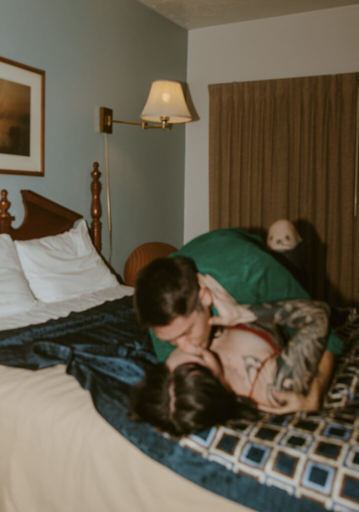 Caitlyn and Kolby | St. George, Utah Vintage Motel Couples Photoshoot | Southern Utah Wedding and Elopement Photographer, Emily Dawn Photo