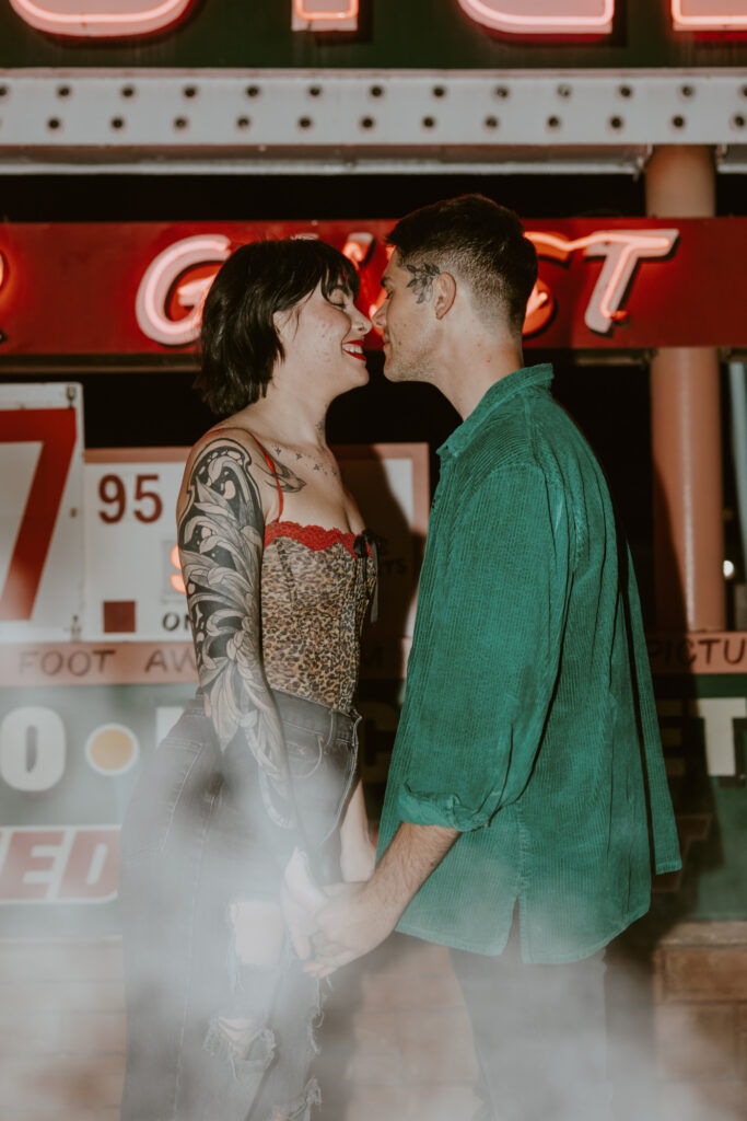 Caitlyn and Kolby | St. George, Utah Vintage Motel Couples Photoshoot | Southern Utah Wedding and Elopement Photographer, Emily Dawn Photo