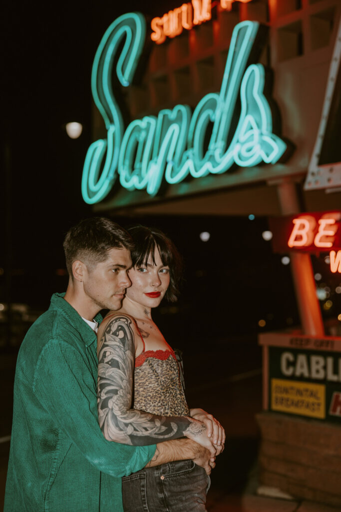 Caitlyn and Kolby | St. George, Utah Vintage Motel Couples Photoshoot | Southern Utah Wedding and Elopement Photographer, Emily Dawn Photo