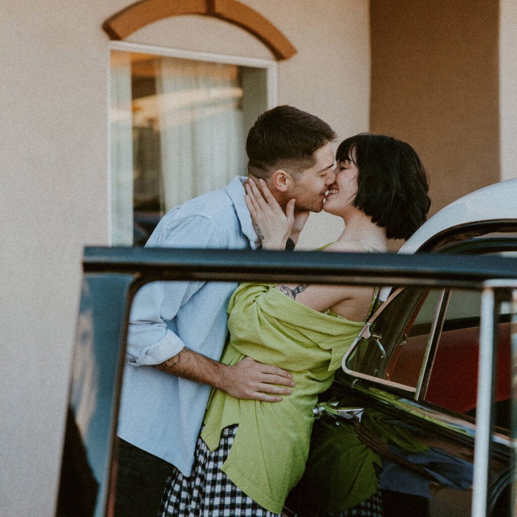 Caitlyn and Kolby | St. George, Utah Vintage Motel Couples Photoshoot | Southern Utah Wedding and Elopement Photographer, Emily Dawn Photo