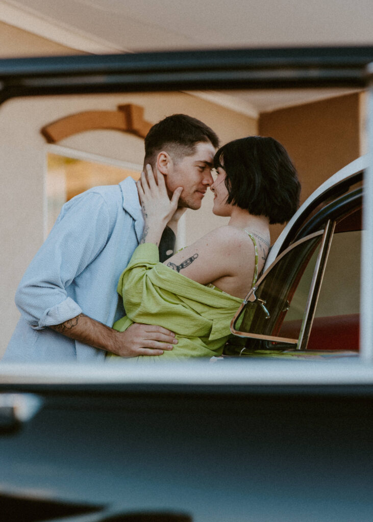 Caitlyn and Kolby | St. George, Utah Vintage Motel Couples Photoshoot | Southern Utah Wedding and Elopement Photographer, Emily Dawn Photo