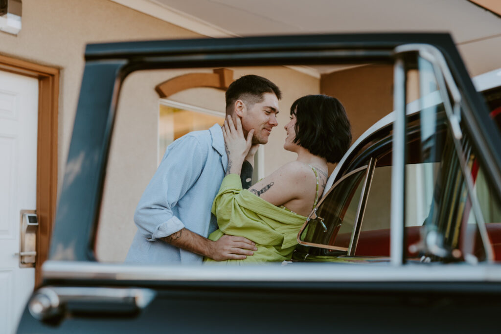 Caitlyn and Kolby | St. George, Utah Vintage Motel Couples Photoshoot | Southern Utah Wedding and Elopement Photographer, Emily Dawn Photo