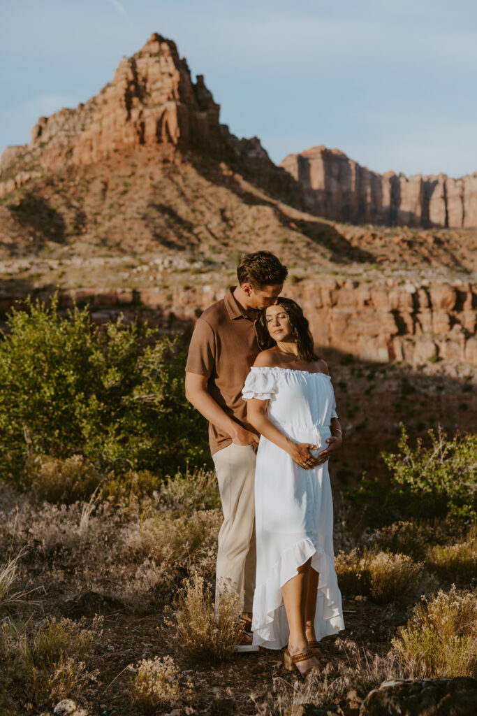 Casey and Kyle | Zion National Park Maternity Photoshoot | Virgin, Utah | Southern Utah Wedding and Elopement Photographer, Emily Dawn Photo