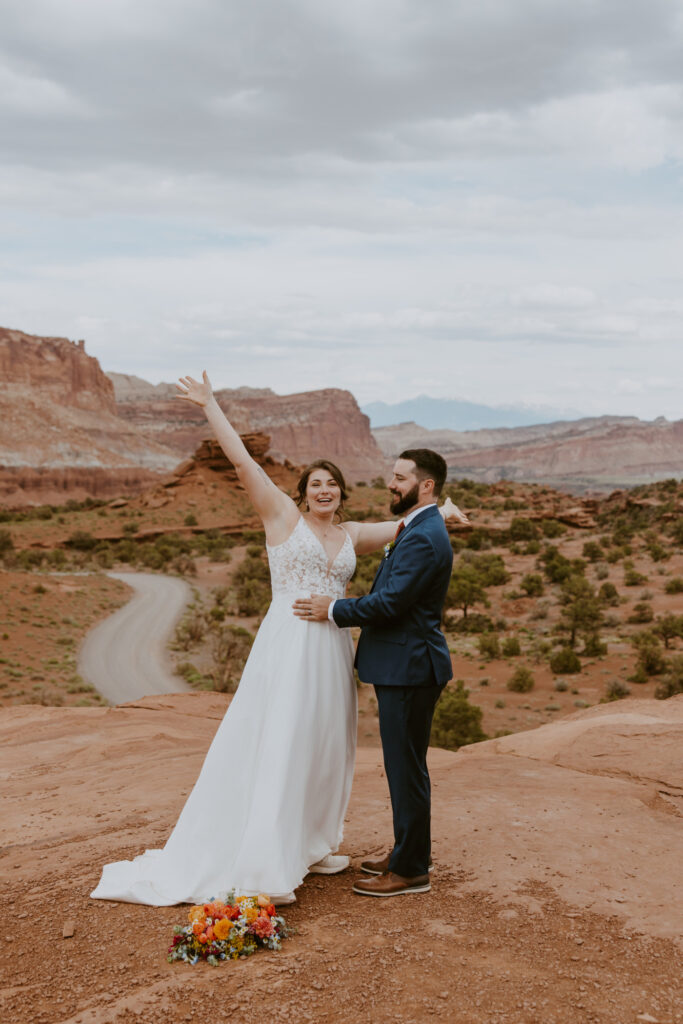 Danielle and Nick | Capitol Reef National Park Wedding | Torrey, Utah | Emily Dawn Photo | Southern Utah Wedding and Elopement Photographer