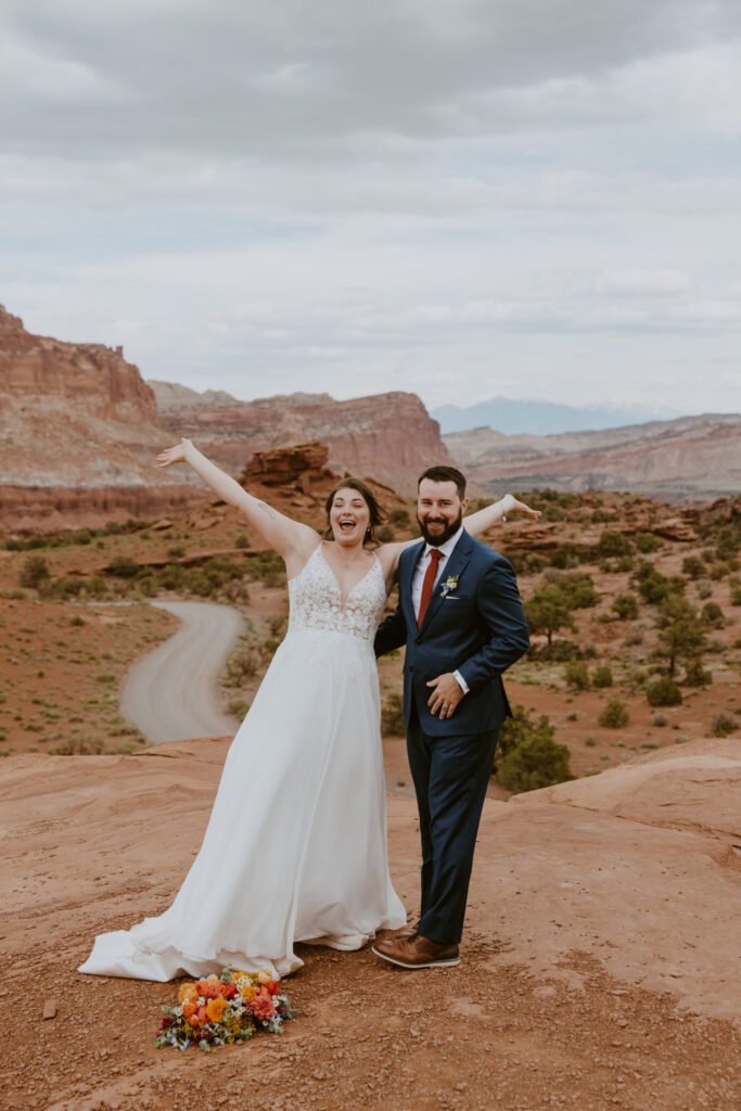 Danielle and Nick | Capitol Reef National Park Wedding | Torrey, Utah | Emily Dawn Photo | Southern Utah Wedding and Elopement Photographer