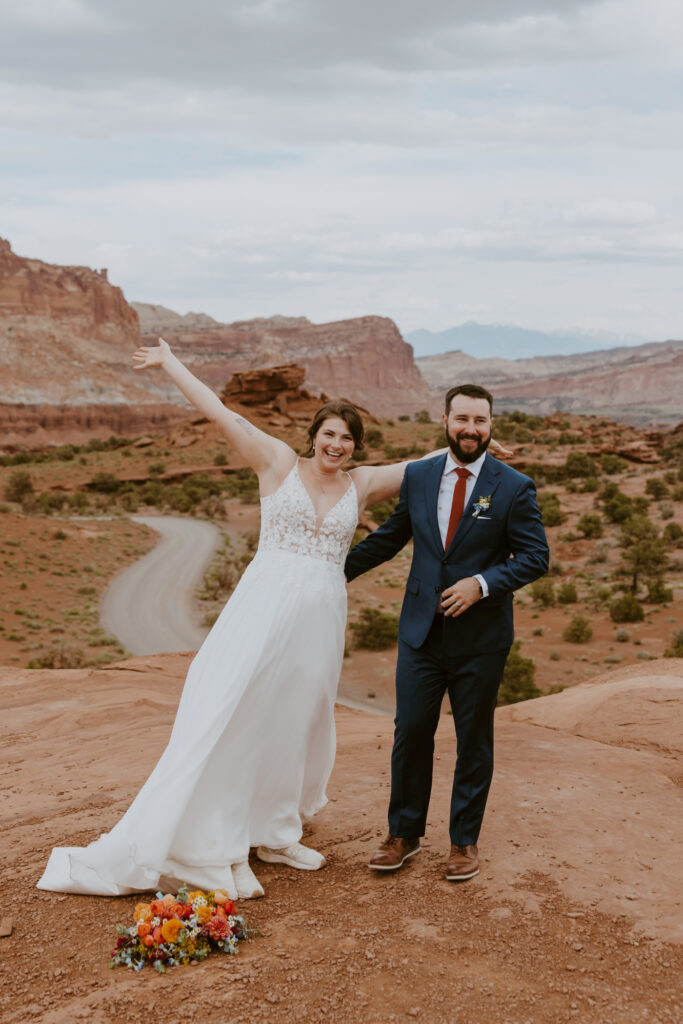 Danielle and Nick | Capitol Reef National Park Wedding | Torrey, Utah | Emily Dawn Photo | Southern Utah Wedding and Elopement Photographer