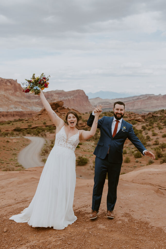 Danielle and Nick | Capitol Reef National Park Wedding | Torrey, Utah | Emily Dawn Photo | Southern Utah Wedding and Elopement Photographer