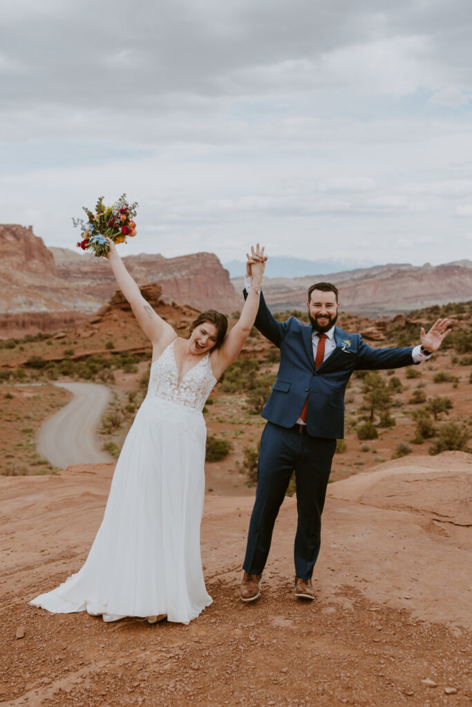 Danielle and Nick | Capitol Reef National Park Wedding | Torrey, Utah | Emily Dawn Photo | Southern Utah Wedding and Elopement Photographer