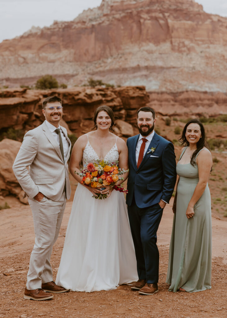 Danielle and Nick | Capitol Reef National Park Wedding | Torrey, Utah | Emily Dawn Photo | Southern Utah Wedding and Elopement Photographer