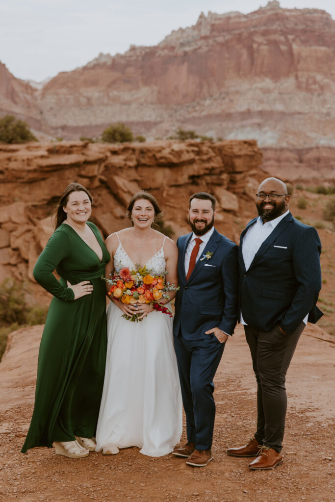 Danielle and Nick | Capitol Reef National Park Wedding | Torrey, Utah | Emily Dawn Photo | Southern Utah Wedding and Elopement Photographer