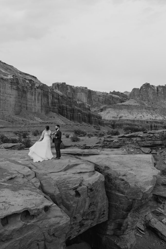 Danielle and Nick | Capitol Reef National Park Wedding | Torrey, Utah | Emily Dawn Photo | Southern Utah Wedding and Elopement Photographer