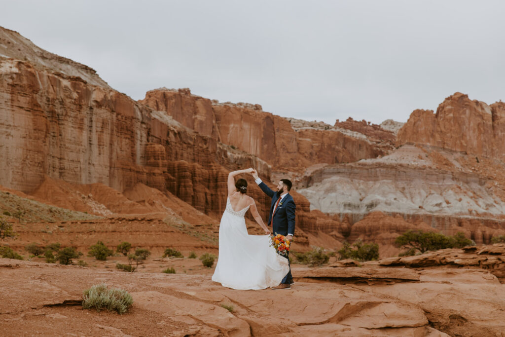 Danielle and Nick | Capitol Reef National Park Wedding | Torrey, Utah | Emily Dawn Photo | Southern Utah Wedding and Elopement Photographer