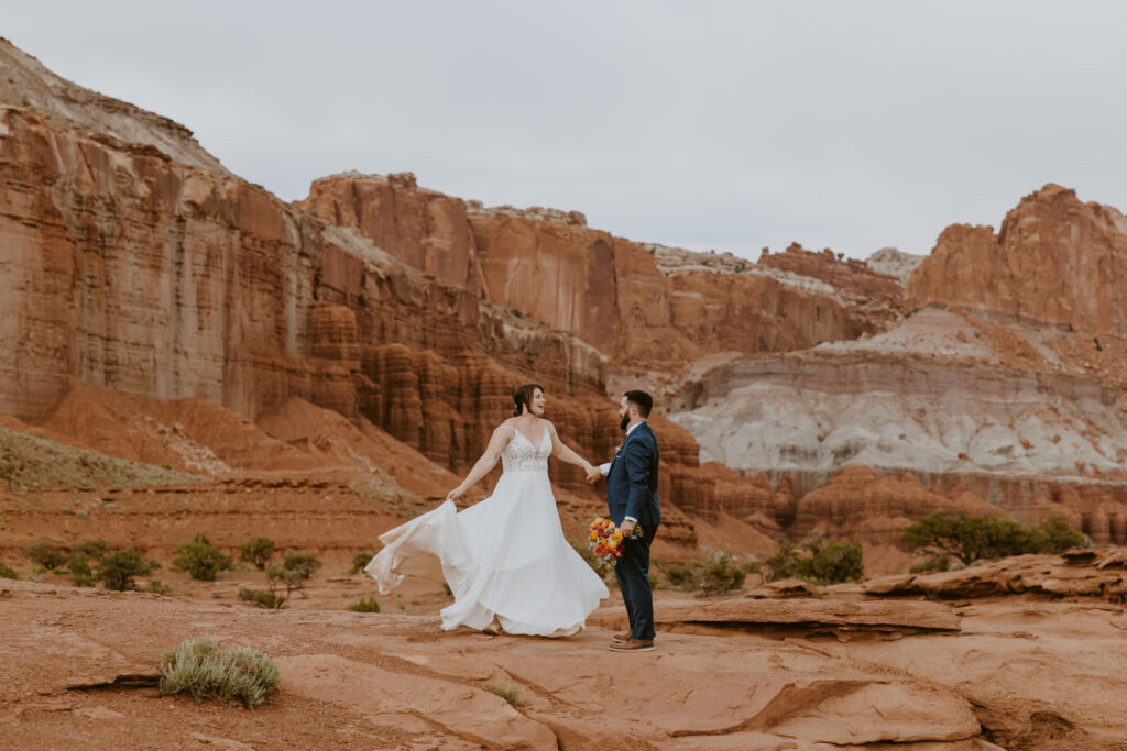 Danielle and Nick | Capitol Reef National Park Wedding | Torrey, Utah | Emily Dawn Photo | Southern Utah Wedding and Elopement Photographer