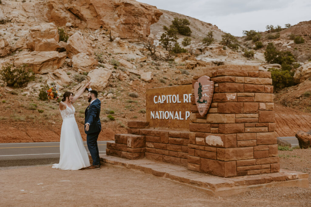 Danielle and Nick | Capitol Reef National Park Wedding | Torrey, Utah | Emily Dawn Photo | Southern Utah Wedding and Elopement Photographer