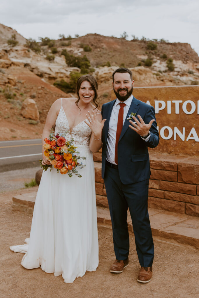 Danielle and Nick | Capitol Reef National Park Wedding | Torrey, Utah | Emily Dawn Photo | Southern Utah Wedding and Elopement Photographer