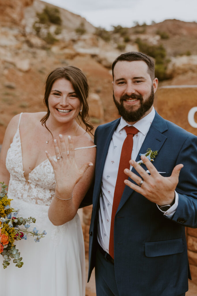 Danielle and Nick | Capitol Reef National Park Wedding | Torrey, Utah | Emily Dawn Photo | Southern Utah Wedding and Elopement Photographer