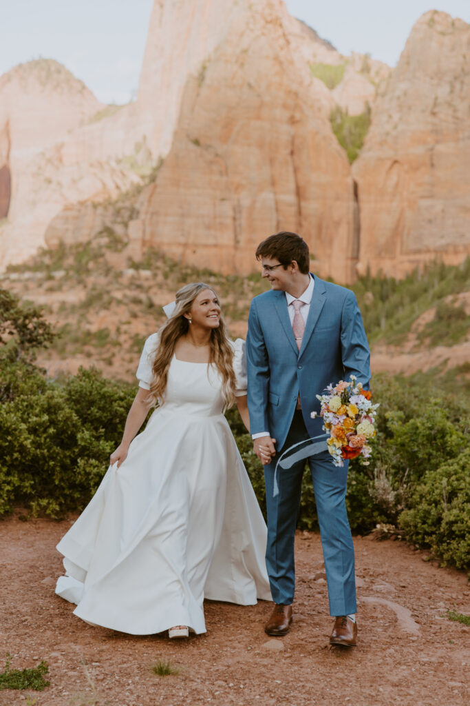 Emily and Jordan | Zion National Park Bride and Groom Photos | New Harmony, Utah | Emily Dawn Photo | Southern Utah Wedding and Elopement Photographer