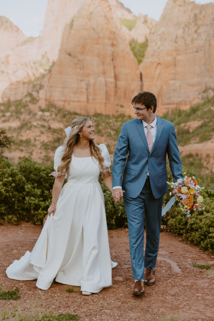 Emily and Jordan | Zion National Park Bride and Groom Photos | New Harmony, Utah | Emily Dawn Photo | Southern Utah Wedding and Elopement Photographer