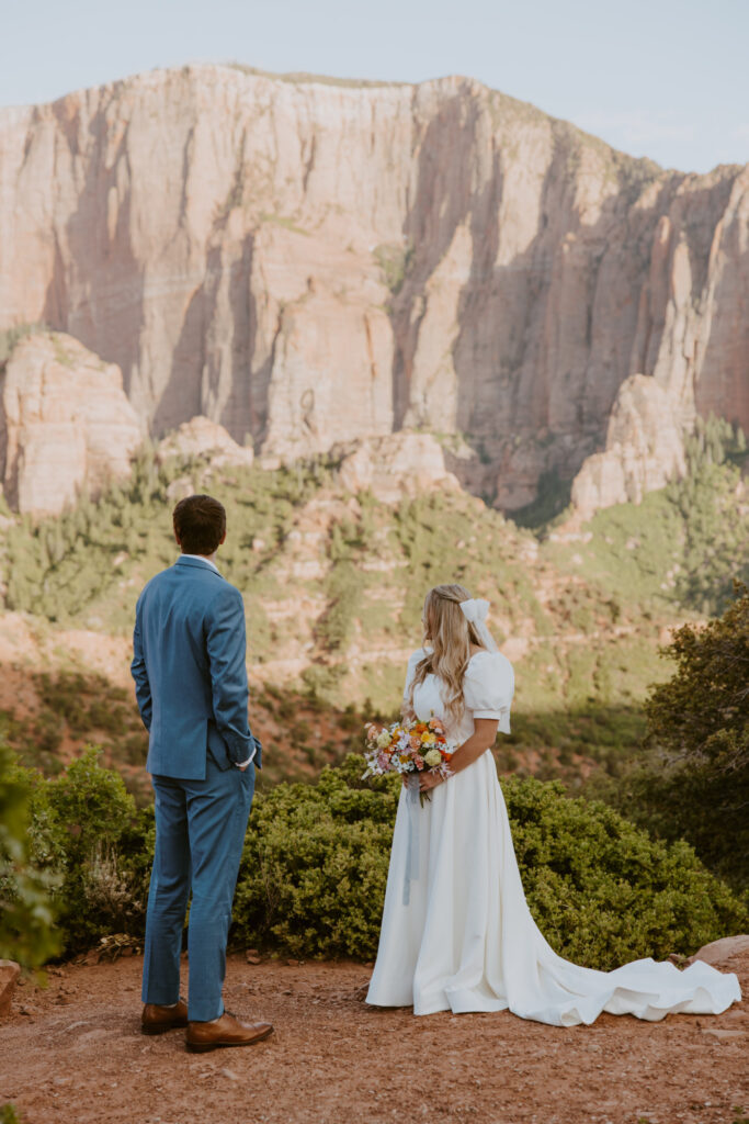 Emily and Jordan | Zion National Park Bride and Groom Photos | New Harmony, Utah | Emily Dawn Photo | Southern Utah Wedding and Elopement Photographer