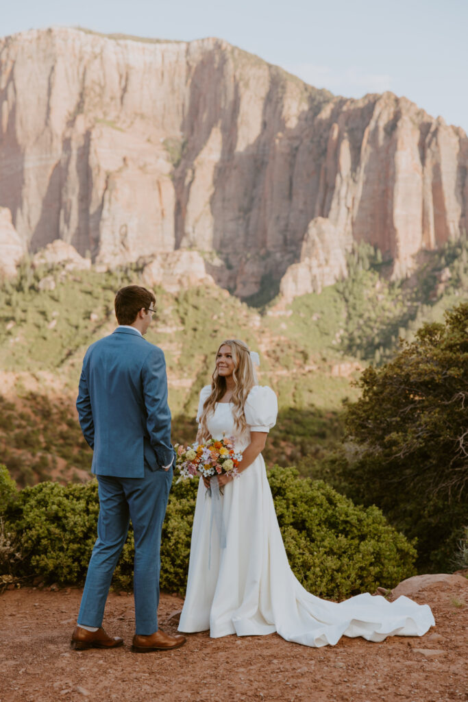 Emily and Jordan | Zion National Park Bride and Groom Photos | New Harmony, Utah | Emily Dawn Photo | Southern Utah Wedding and Elopement Photographer