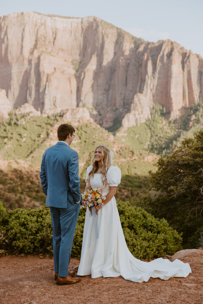 Emily and Jordan | Zion National Park Bride and Groom Photos | New Harmony, Utah | Emily Dawn Photo | Southern Utah Wedding and Elopement Photographer