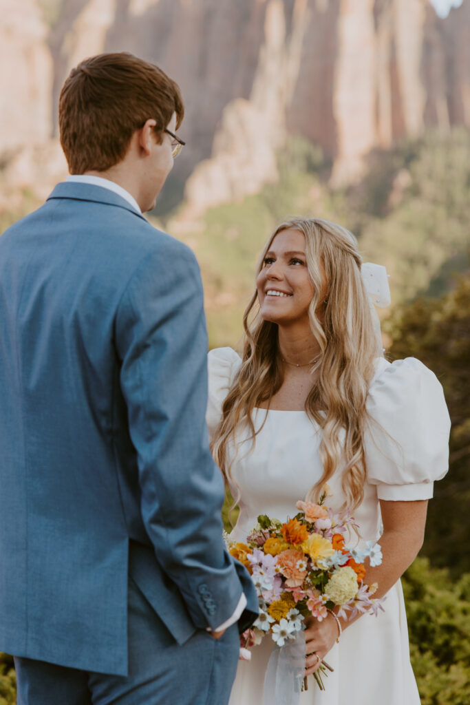 Emily and Jordan | Zion National Park Bride and Groom Photos | New Harmony, Utah | Emily Dawn Photo | Southern Utah Wedding and Elopement Photographer