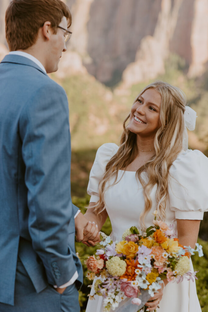 Emily and Jordan | Zion National Park Bride and Groom Photos | New Harmony, Utah | Emily Dawn Photo | Southern Utah Wedding and Elopement Photographer