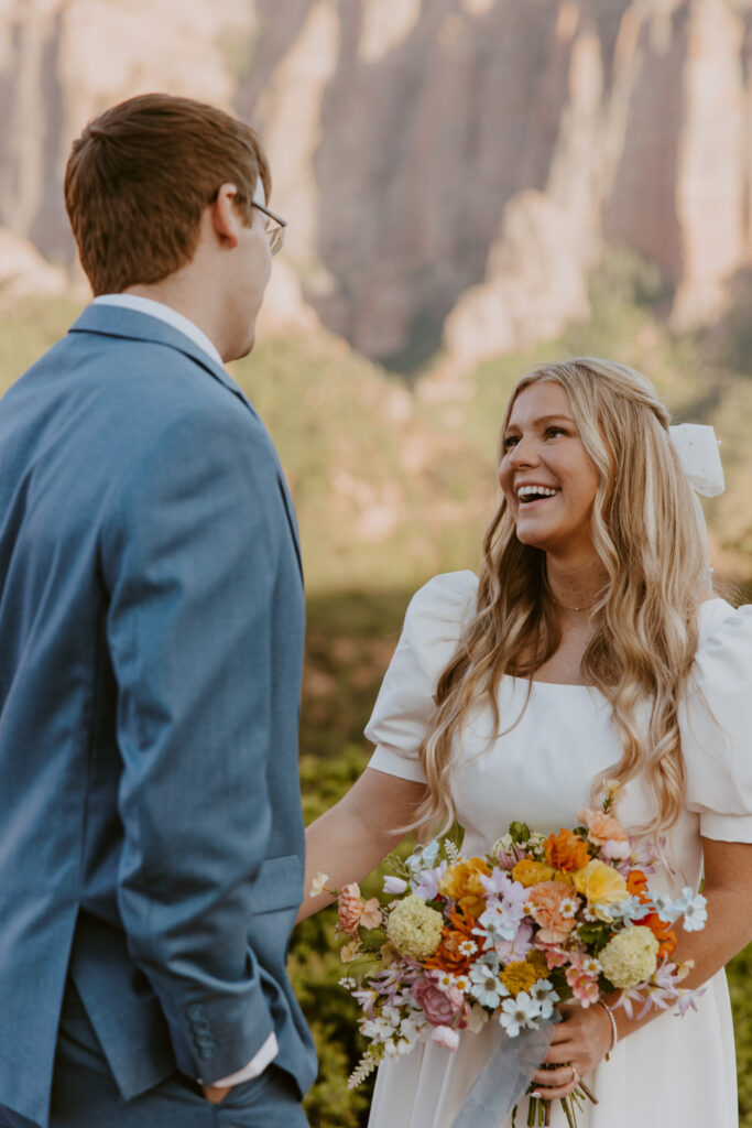 Emily and Jordan | Zion National Park Bride and Groom Photos | New Harmony, Utah | Emily Dawn Photo | Southern Utah Wedding and Elopement Photographer