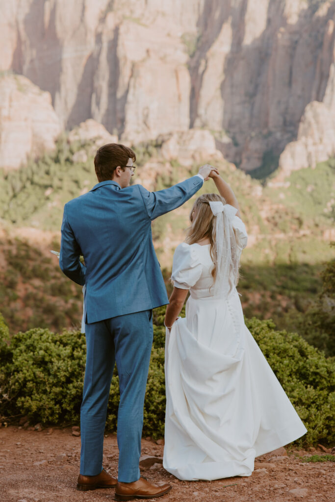 Emily and Jordan | Zion National Park Bride and Groom Photos | New Harmony, Utah | Emily Dawn Photo | Southern Utah Wedding and Elopement Photographer