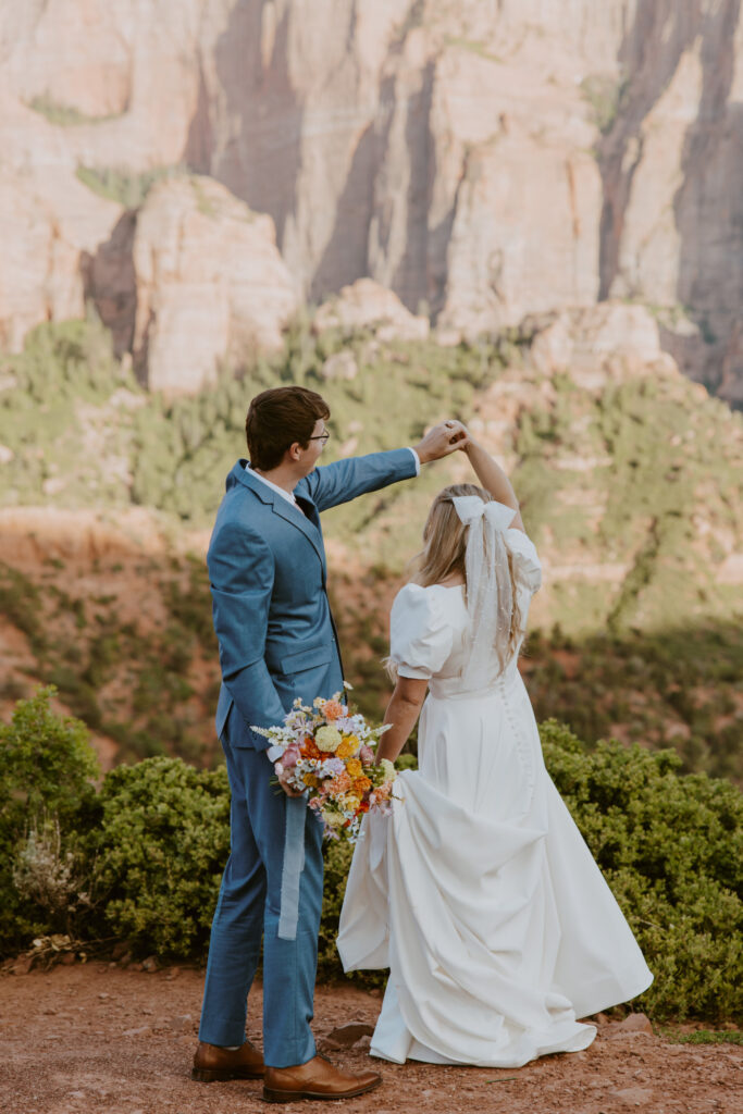 Emily and Jordan | Zion National Park Bride and Groom Photos | New Harmony, Utah | Emily Dawn Photo | Southern Utah Wedding and Elopement Photographer