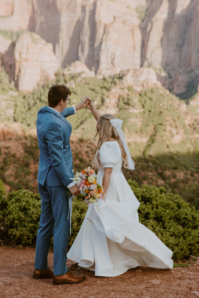 Emily and Jordan | Zion National Park Bride and Groom Photos | New Harmony, Utah | Emily Dawn Photo | Southern Utah Wedding and Elopement Photographer