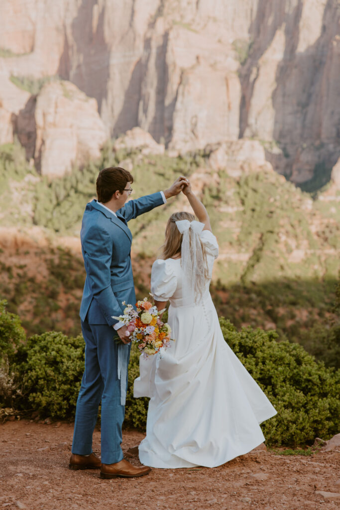 Emily and Jordan | Zion National Park Bride and Groom Photos | New Harmony, Utah | Emily Dawn Photo | Southern Utah Wedding and Elopement Photographer