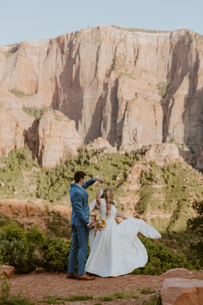 Emily and Jordan | Zion National Park Bride and Groom Photos | New Harmony, Utah | Emily Dawn Photo | Southern Utah Wedding and Elopement Photographer