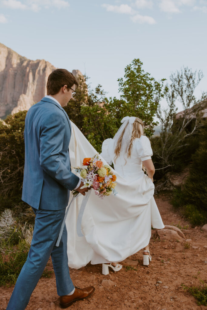 Emily and Jordan | Zion National Park Bride and Groom Photos | New Harmony, Utah | Emily Dawn Photo | Southern Utah Wedding and Elopement Photographer