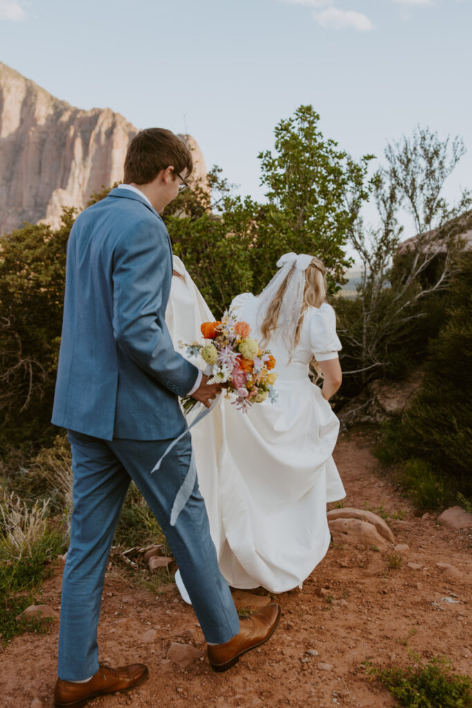 Emily and Jordan | Zion National Park Bride and Groom Photos | New Harmony, Utah | Emily Dawn Photo | Southern Utah Wedding and Elopement Photographer