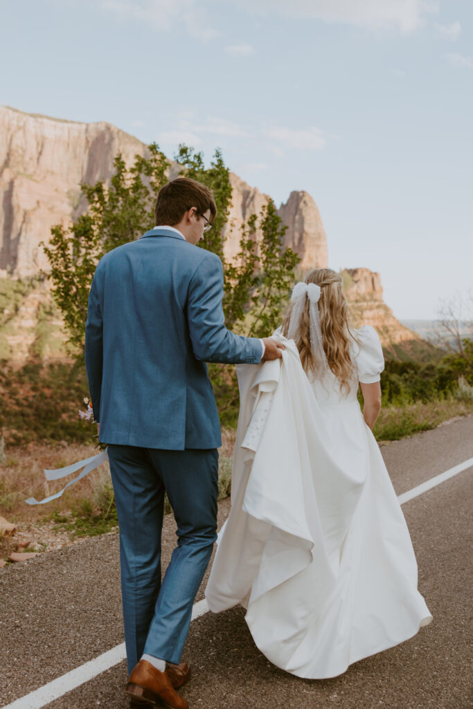 Emily and Jordan | Zion National Park Bride and Groom Photos | New Harmony, Utah | Emily Dawn Photo | Southern Utah Wedding and Elopement Photographer