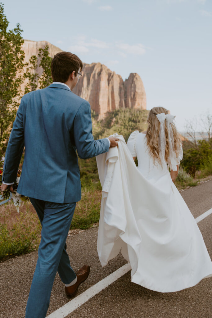 Emily and Jordan | Zion National Park Bride and Groom Photos | New Harmony, Utah | Emily Dawn Photo | Southern Utah Wedding and Elopement Photographer