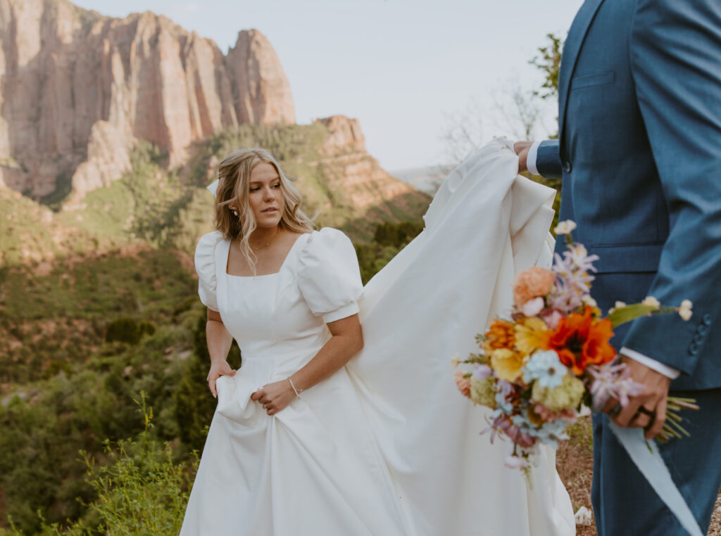 Emily and Jordan | Zion National Park Bride and Groom Photos | New Harmony, Utah | Emily Dawn Photo | Southern Utah Wedding and Elopement Photographer