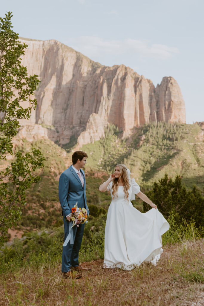 Emily and Jordan | Zion National Park Bride and Groom Photos | New Harmony, Utah | Emily Dawn Photo | Southern Utah Wedding and Elopement Photographer