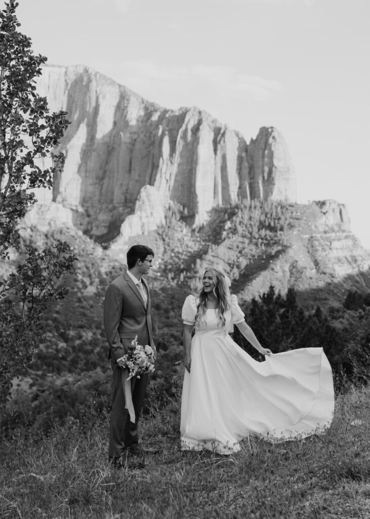 Emily and Jordan | Zion National Park Bride and Groom Photos | New Harmony, Utah | Emily Dawn Photo | Southern Utah Wedding and Elopement Photographer