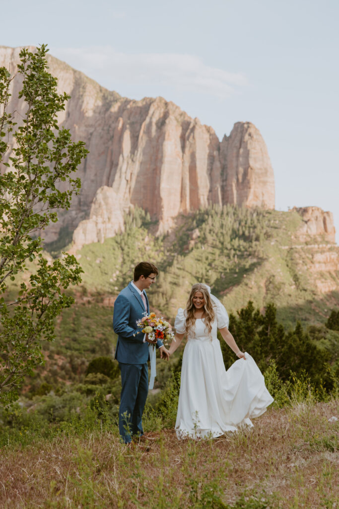 Emily and Jordan | Zion National Park Bride and Groom Photos | New Harmony, Utah | Emily Dawn Photo | Southern Utah Wedding and Elopement Photographer