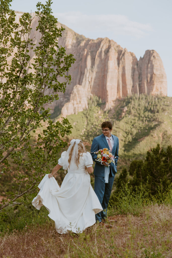 Emily and Jordan | Zion National Park Bride and Groom Photos | New Harmony, Utah | Emily Dawn Photo | Southern Utah Wedding and Elopement Photographer