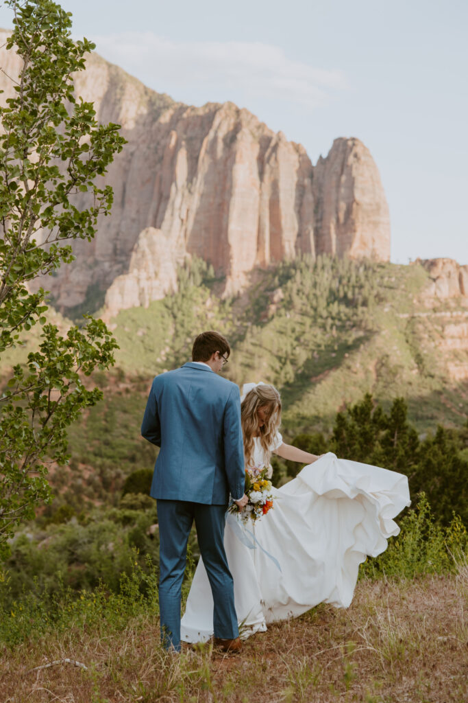 Emily and Jordan | Zion National Park Bride and Groom Photos | New Harmony, Utah | Emily Dawn Photo | Southern Utah Wedding and Elopement Photographer