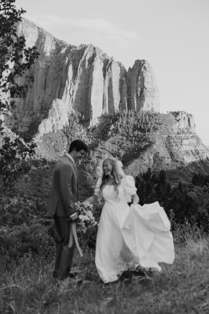 Emily and Jordan | Zion National Park Bride and Groom Photos | New Harmony, Utah | Emily Dawn Photo | Southern Utah Wedding and Elopement Photographer