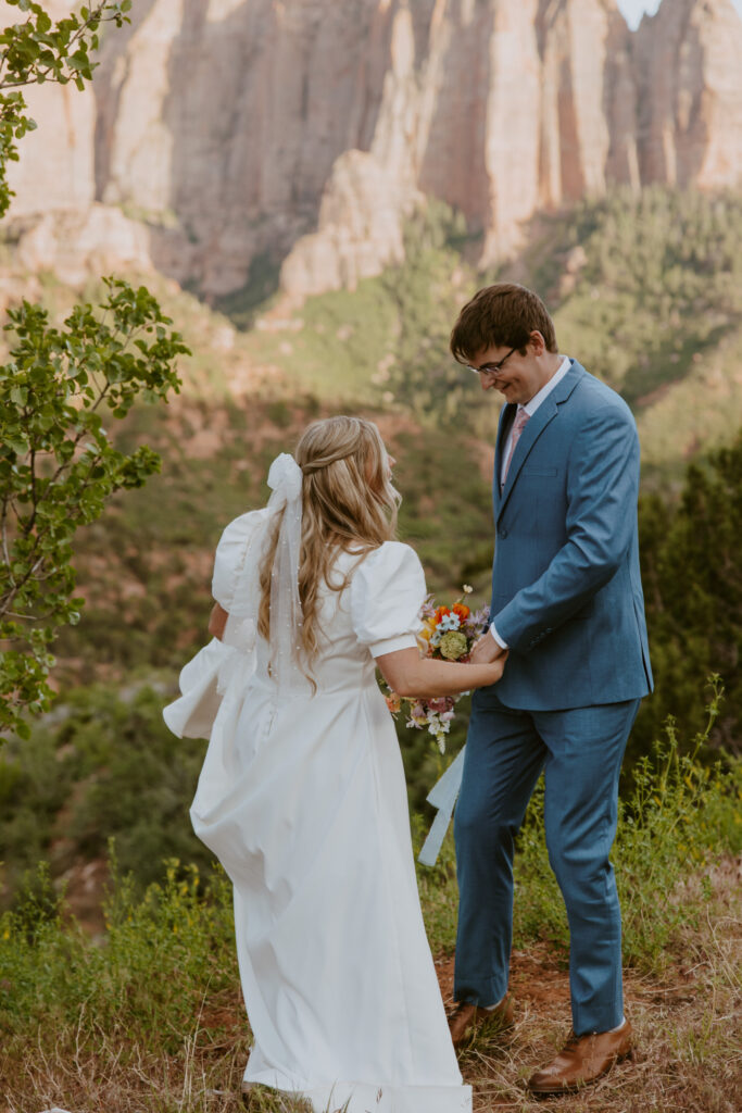 Emily and Jordan | Zion National Park Bride and Groom Photos | New Harmony, Utah | Emily Dawn Photo | Southern Utah Wedding and Elopement Photographer