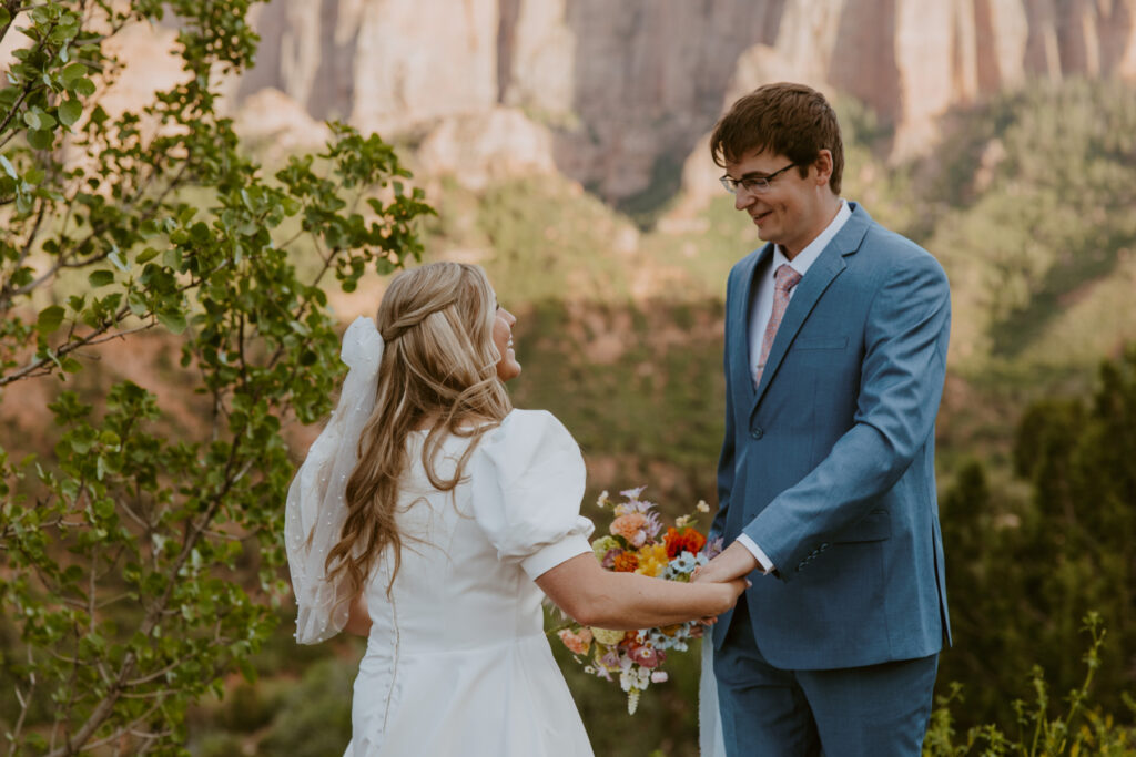 Emily and Jordan | Zion National Park Bride and Groom Photos | New Harmony, Utah | Emily Dawn Photo | Southern Utah Wedding and Elopement Photographer