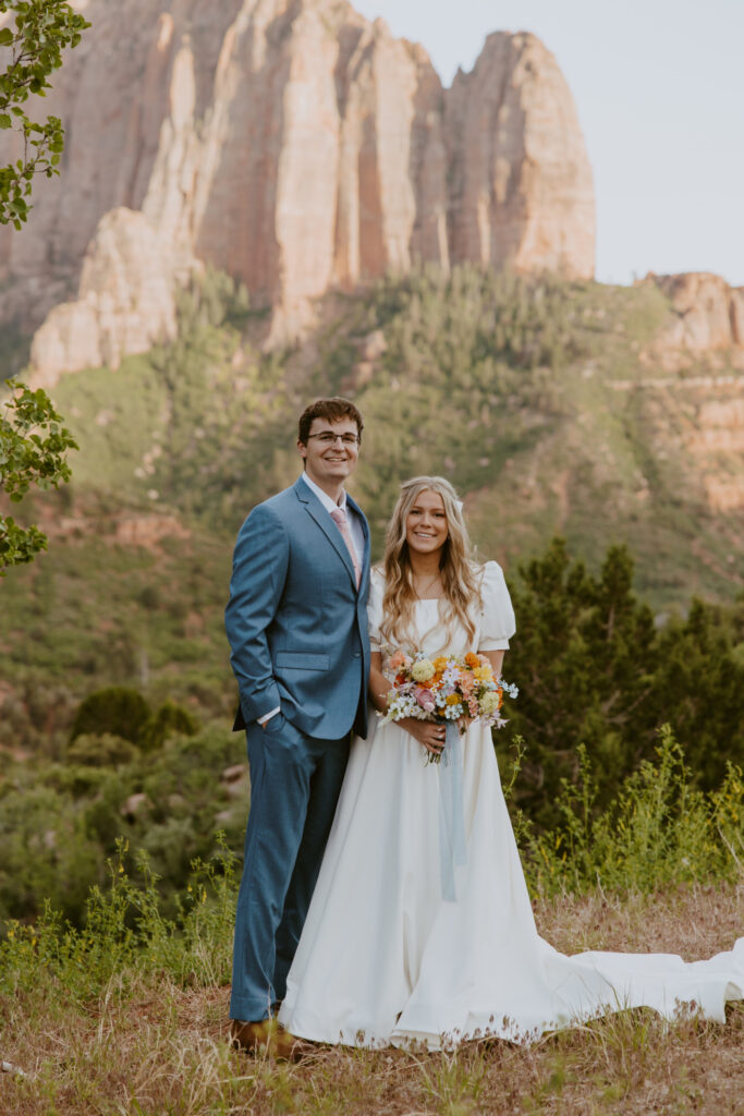 Emily and Jordan | Zion National Park Bride and Groom Photos | New Harmony, Utah | Emily Dawn Photo | Southern Utah Wedding and Elopement Photographer