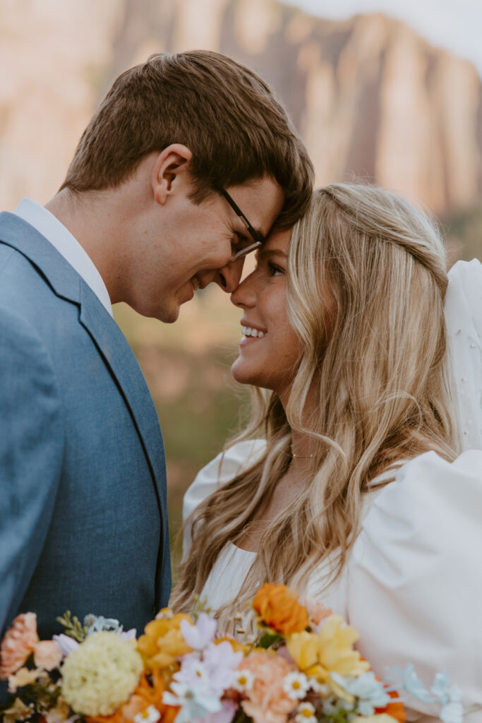 Emily and Jordan | Zion National Park Bride and Groom Photos | New Harmony, Utah | Emily Dawn Photo | Southern Utah Wedding and Elopement Photographer