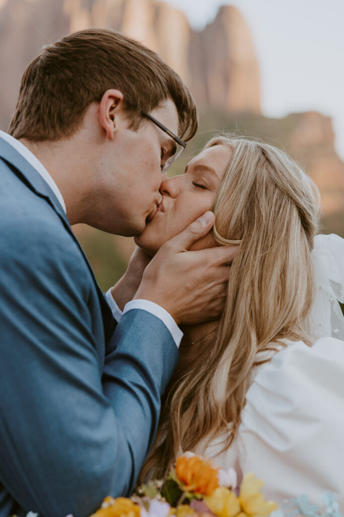 Emily and Jordan | Zion National Park Bride and Groom Photos | New Harmony, Utah | Emily Dawn Photo | Southern Utah Wedding and Elopement Photographer